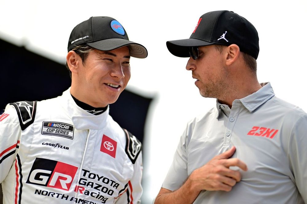 Kamui Kobayashi, 23XI Racing, Toyota Genuine Parts Toyota Camry and Denny Hamlin