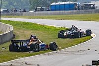 IndyCar Road America: Fuertes accidentes en FP2, O'Ward top 10, Canapino 24&deg;