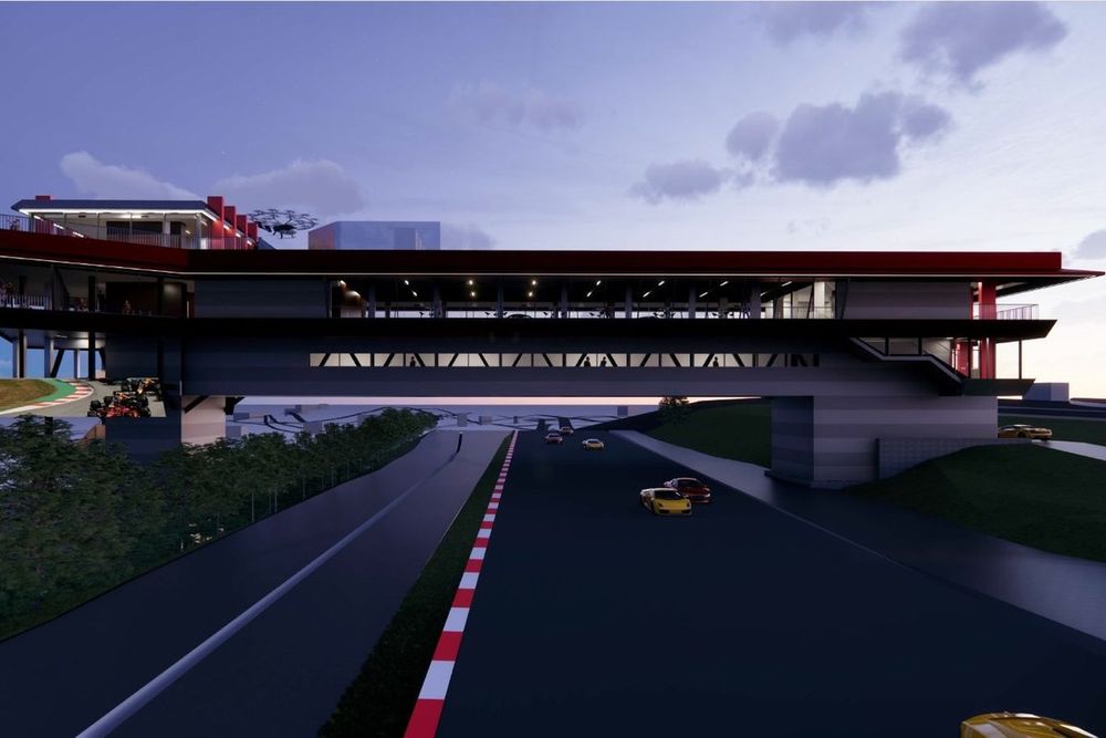 Rooftop render nocturno Barcelona