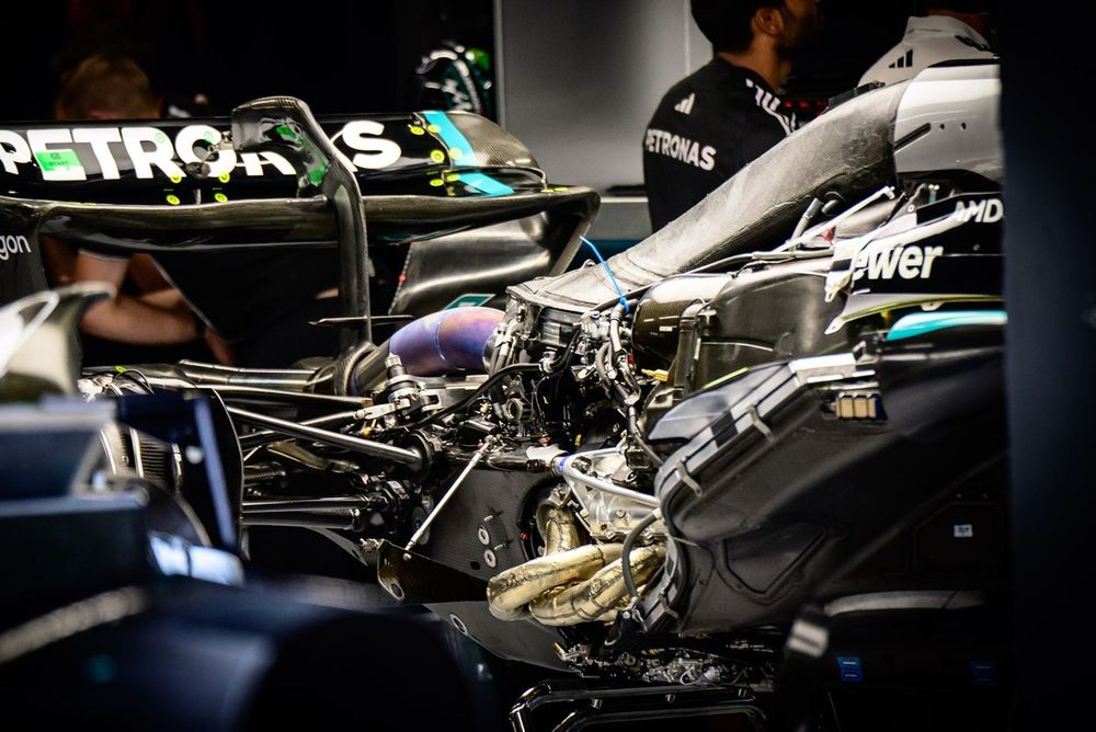 Detalle t&eacute;cnico del Mercedes W16