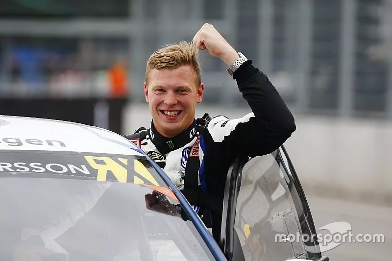 Il vincitore Johan Kristoffersson, PSRX Volkswagen Sweden, VW Polo GTi