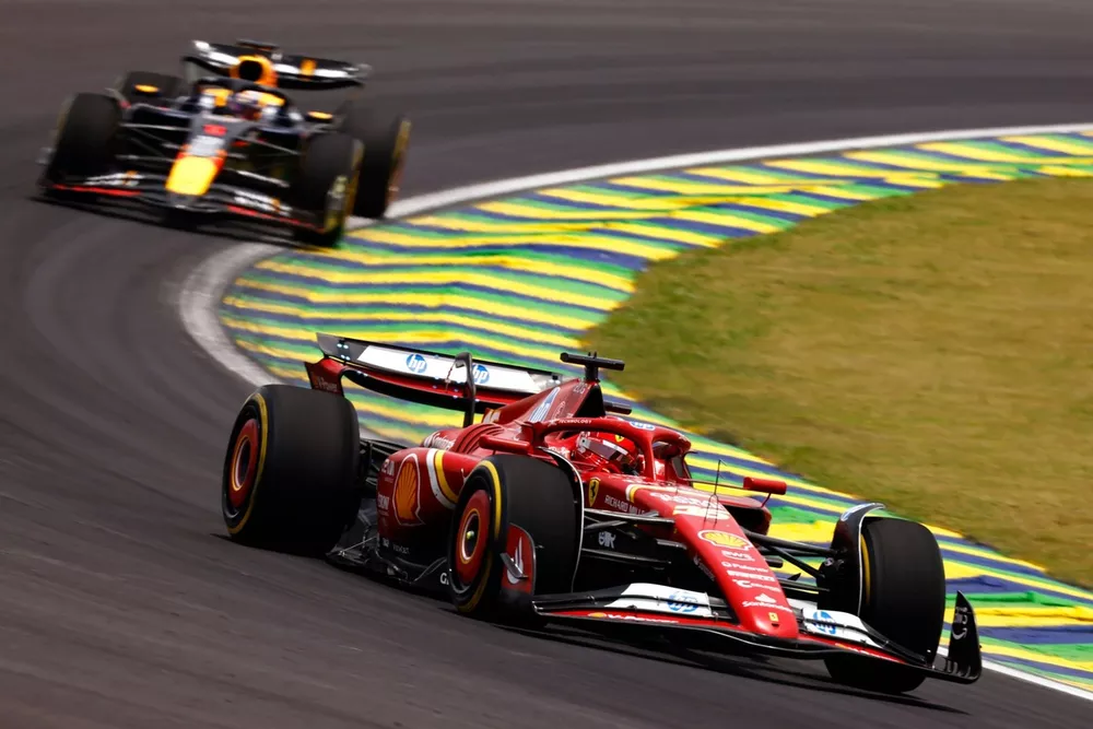 Charles Leclerc, Ferrari SF-24, Max Verstappen, Red Bull Racing RB20