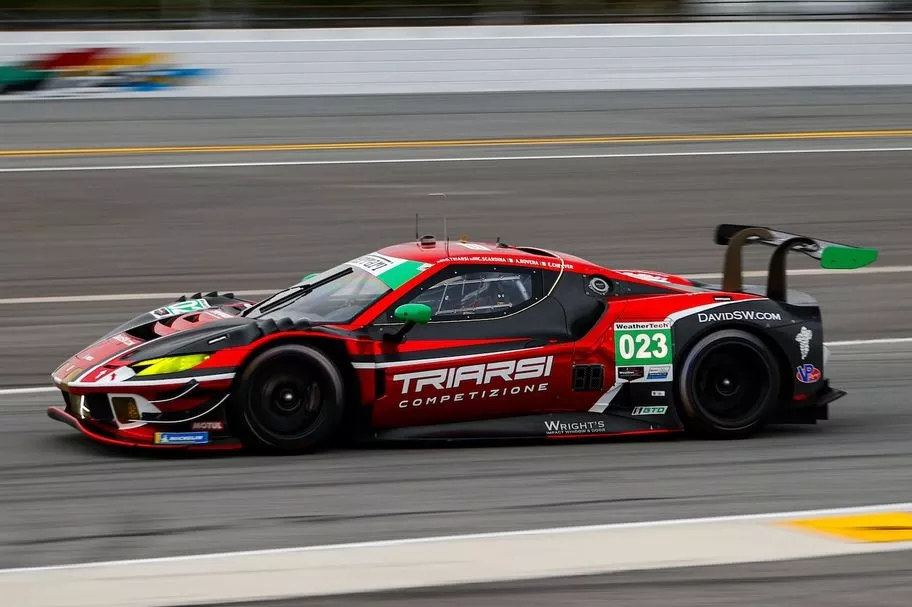 #023 Triarsi Competizione Ferrari 296 GT3: Onofrio Triarsi, Charles Scardina, Alessio Rovera, Eddie Cheever