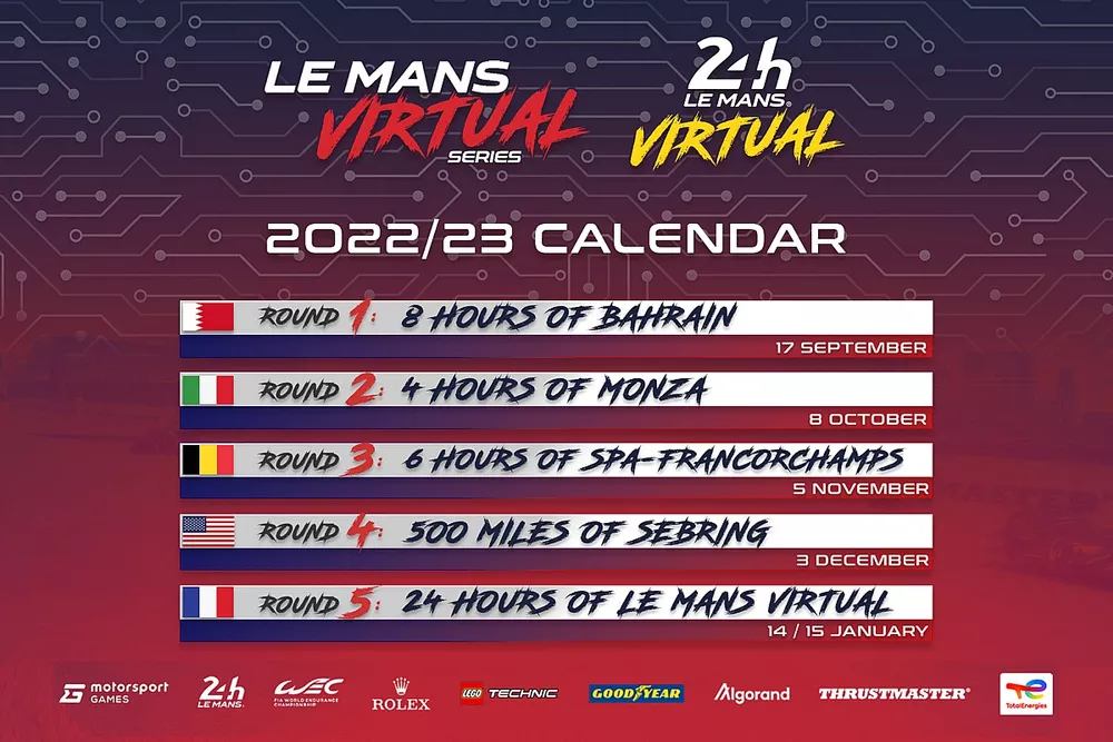 Le Mans Virtual Series revient pour une compétition eSport, avec la course primée des 24 Heures du Mans Virtuelles
