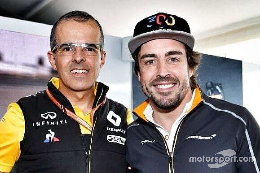 Ricardo Penteado e Fernando Alonso em 2018
