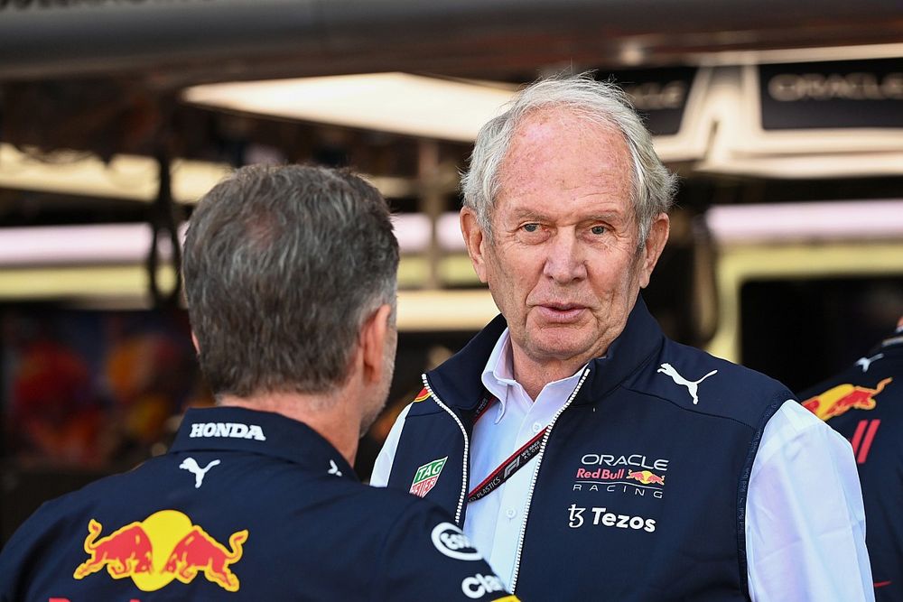 Christian Horner, Team Principal, Red Bull Racing, Helmut Marko, Consultant, Red Bull Racing