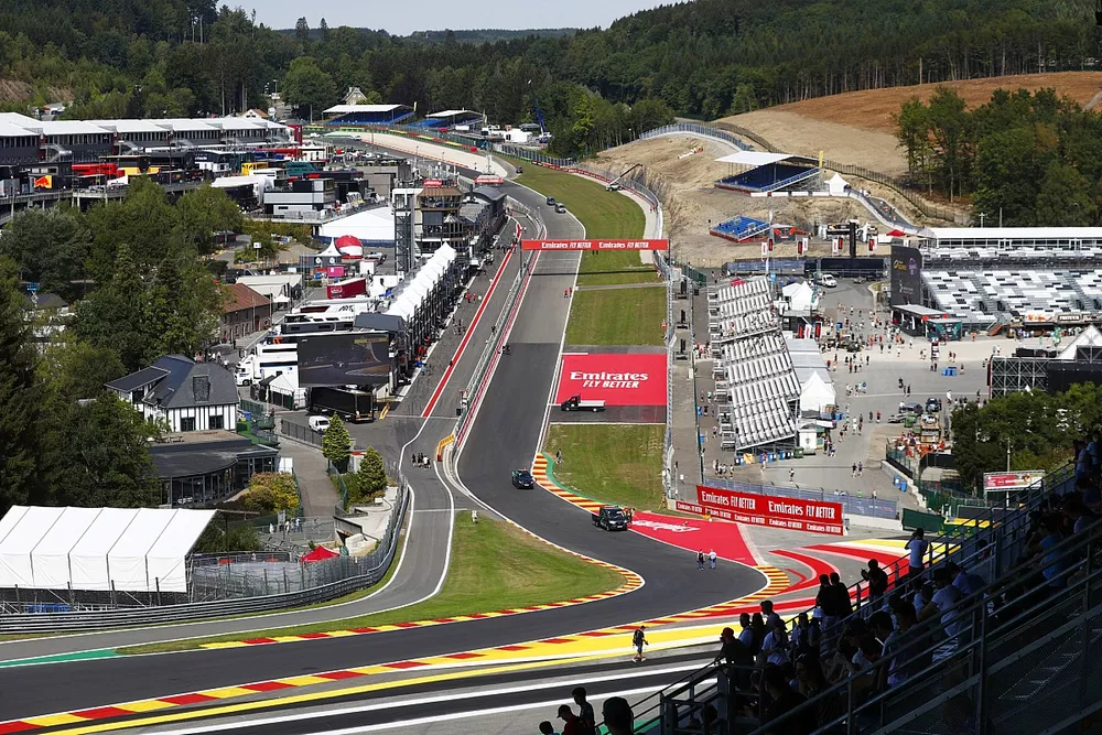 A view of the track