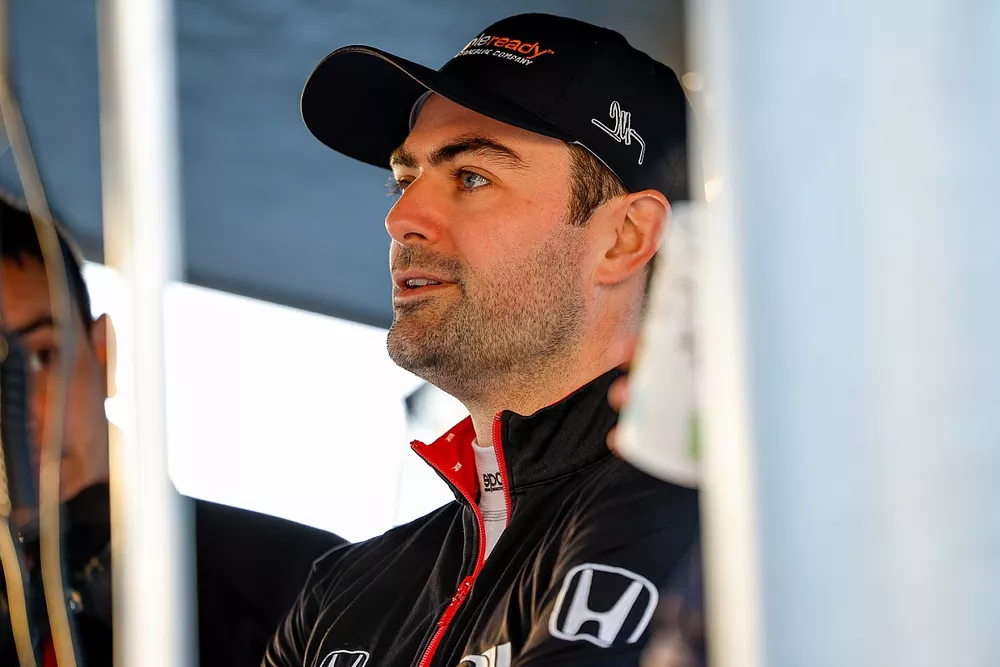Jack Harvey, Rahal Letterman Lanigan Racing Honda, pit lane