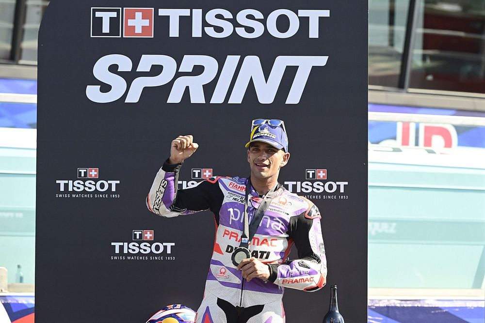 Podio Sprint: ganador Jorge Maríin, Pramac Racing