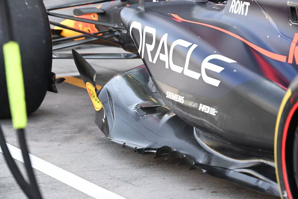Red Bull Racing RB20 side detail