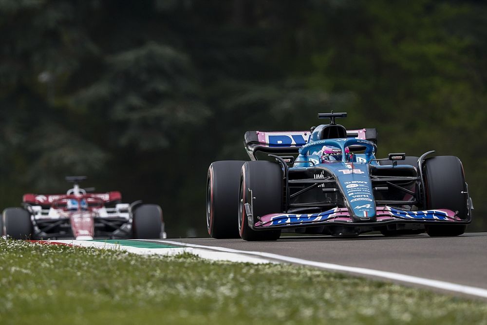 Fernando Alonso, Alpine A522, Valtteri Bottas, Alfa Romeo C42