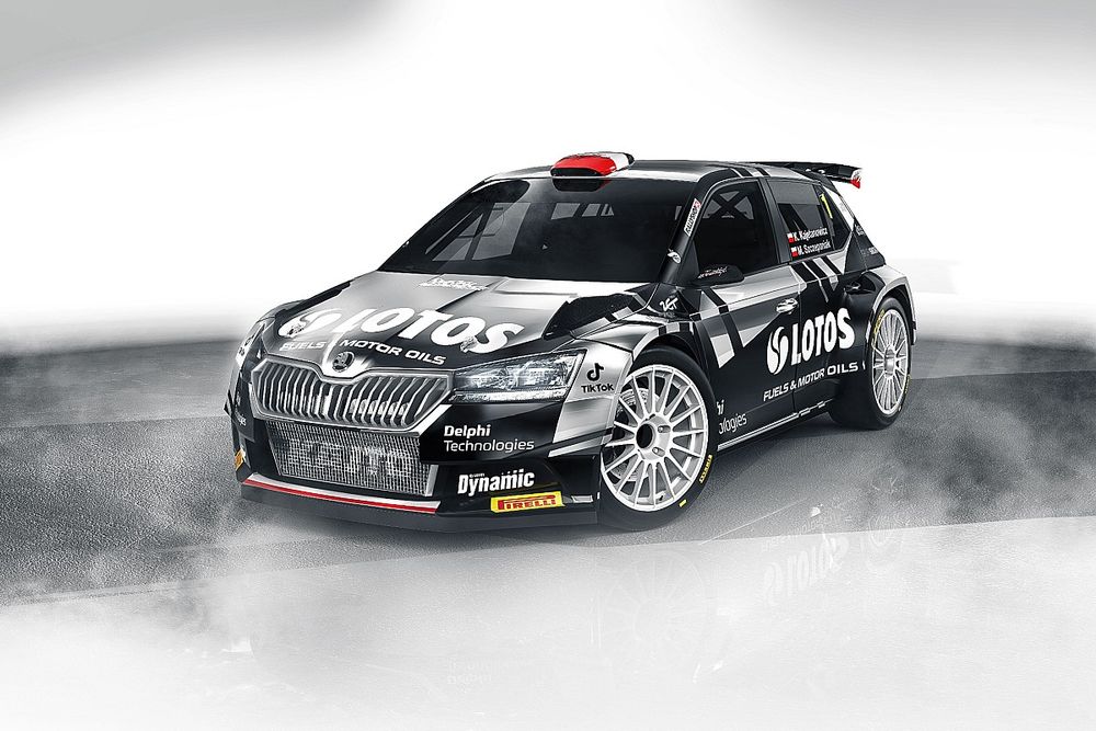 Livery of Kajetan Kajetanowicz, Maciej Szczepaniak, Skoda Fabia Rally2 evo