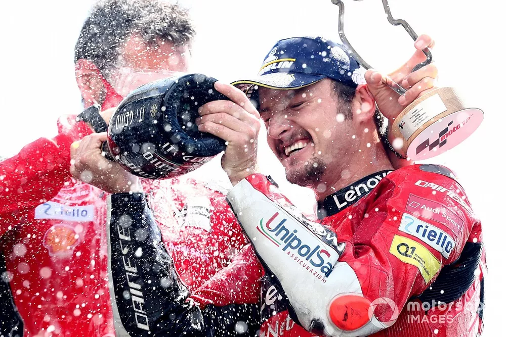 Podio: ganador Jack Miller, Ducati Team