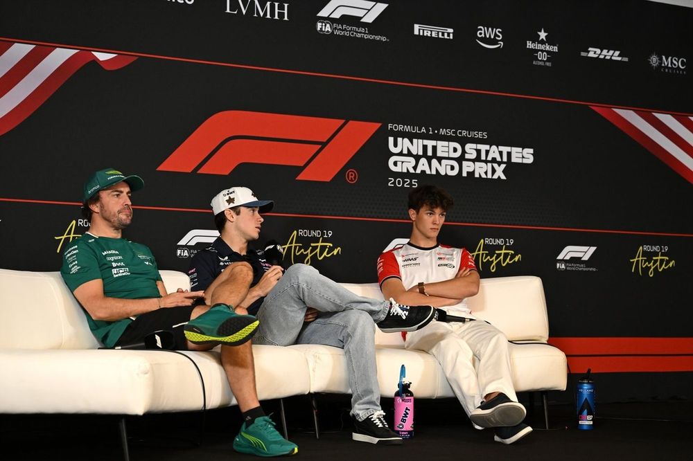 Fernando Alonso, Aston Martin Racing, Oliver Bearman, Haas F1 Team, Franco Colapinto, Alpine
