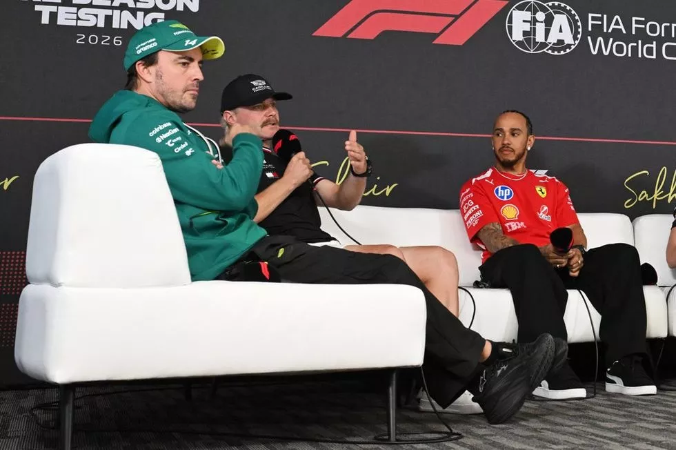 Lewis Hamilton, Ferrari, Max Verstappen, Red Bull Racing, Fernando Alonso, Aston Martin Racing, Gabriel Bortoleto, Audi F1 Team, Valtteri Bottas, Cadillac Racing