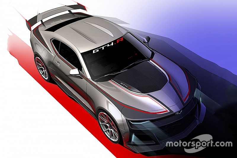 Deze Chevrolet Camaro GT4 zien we binnenkort op het circuit