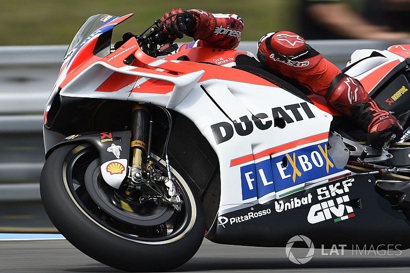 Jorge Lorenzo, Ducati Team con el nuevo carenado