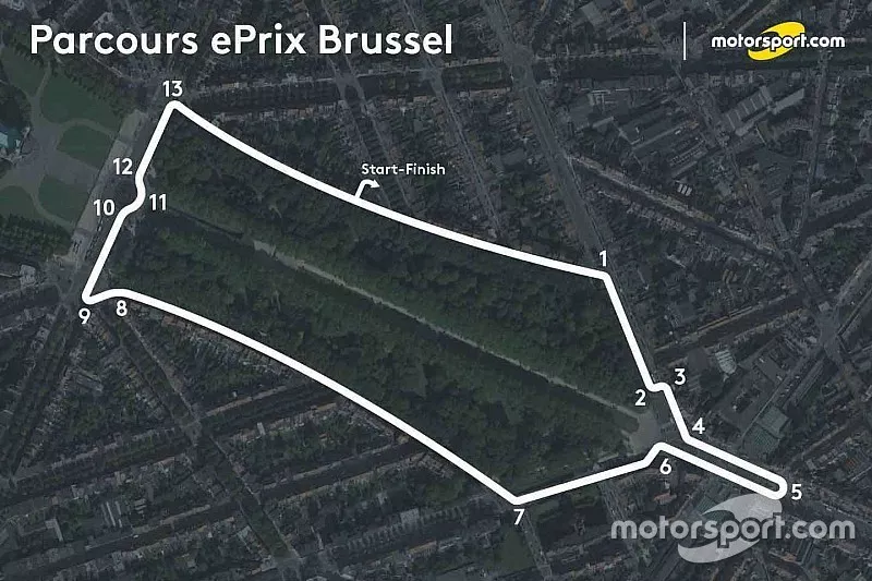 Parcours ePrix Brussel