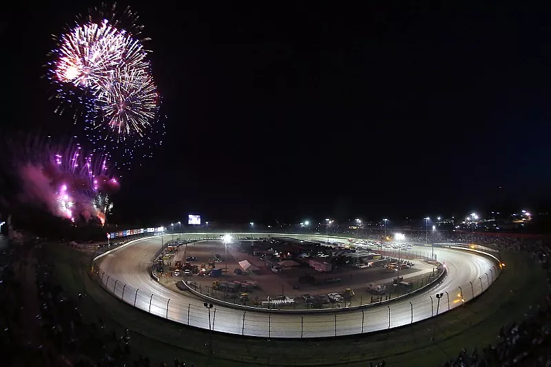 Feuerwerk am Eldora Speedway