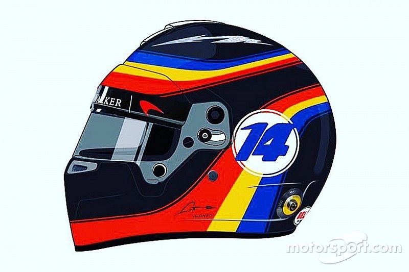 Fernando Alonso, McLaren casco