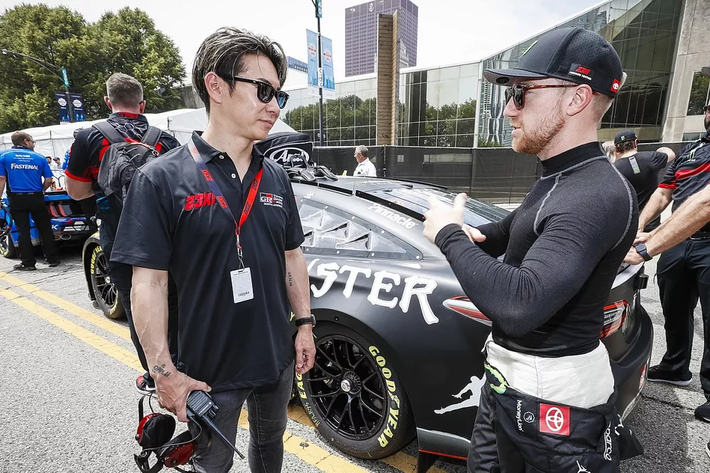 Kamui Kobayashi, 23XI Racing, Toyota Camrym Tyler Reddick, 23XI Racing, Monster Energy Toyota Camry