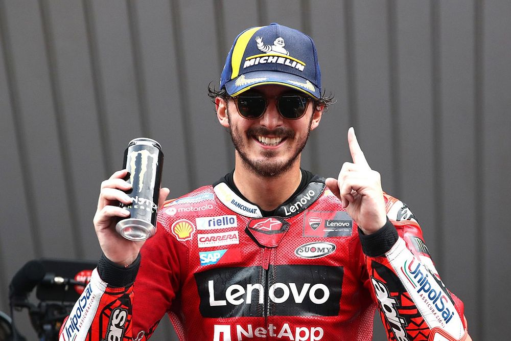 Podio: ganador Francesco Bagnaia, Ducati Team