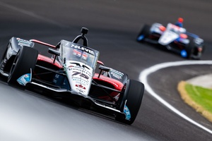 2018年 インディー500 チケット パネル 佐藤琢磨 フェルスタッペン ホンダ勢がトップ3独占。決勝へ向けパロウがトップ