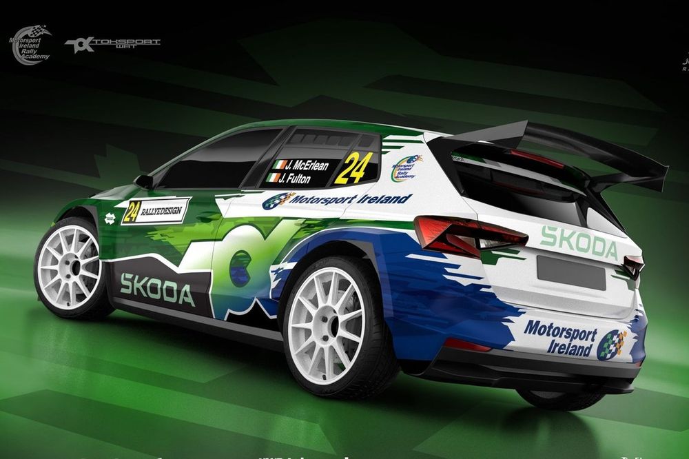 Josh McErlean, James Fulton, Skoda Fabia RS Rally2