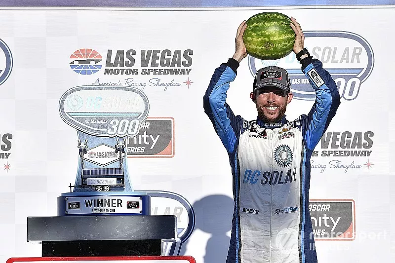 Ross Chastain, Chip Ganassi Racing, Chevrolet Camaro DC Solar wins