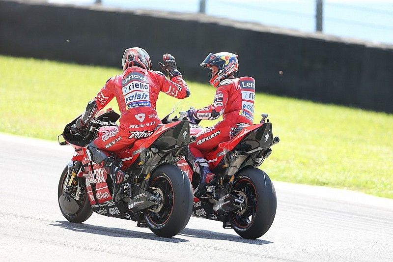 Danilo Petrucci, Ducati Team y Andrea Dovizioso, Ducati Team