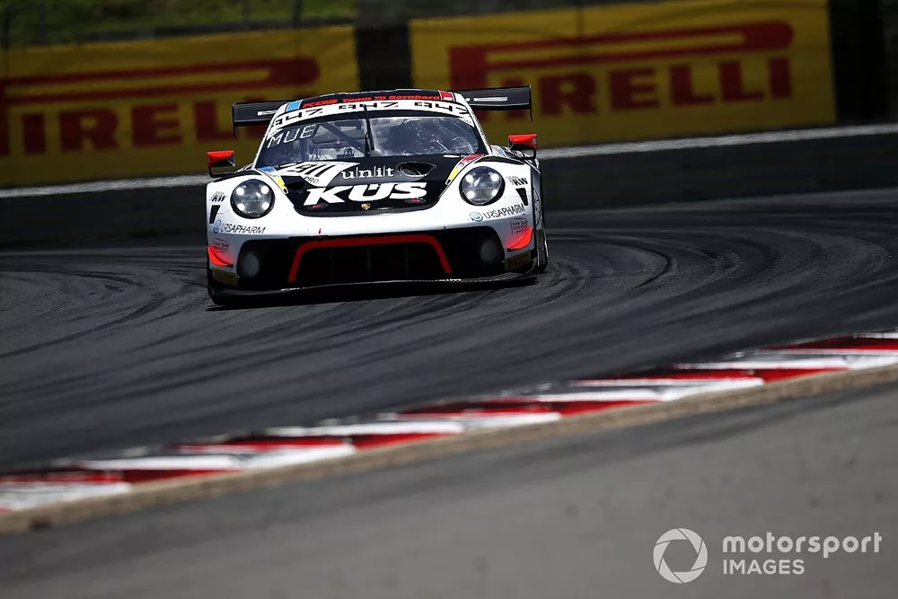 #911 KUS Team 75 Bernhard Porsche 911 GT3 R: Romain Dumas, Sven M&uuml;ller, Dirk Werner