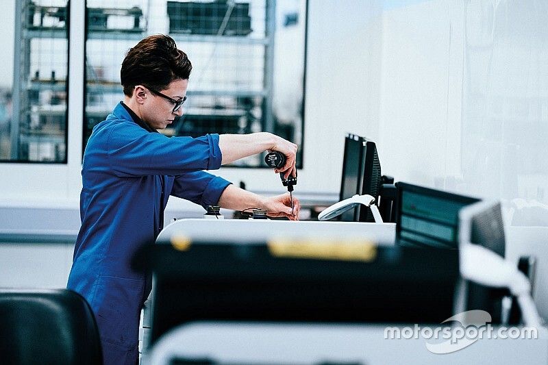 Mercedes Brixworth engine factory