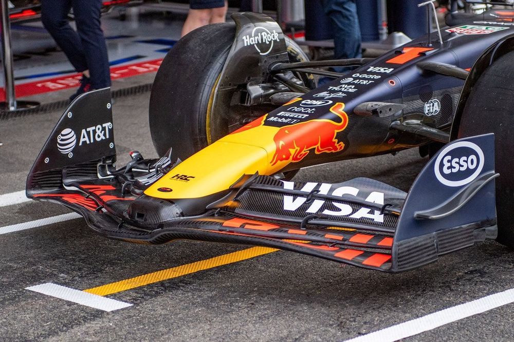 Detalle técnico del Red Bull Racing RB21