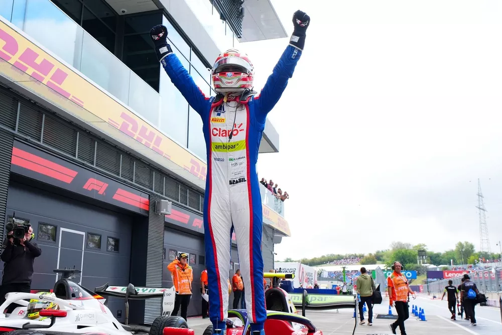 F3 Drivers champion and race winner Rafael Camara, Trident