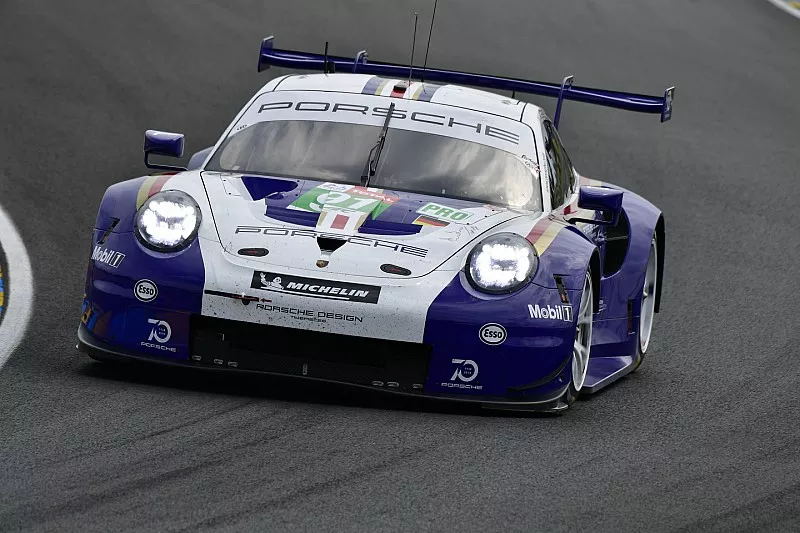 #91 Porsche GT Team Porsche 911 RSR: Richard Lietz, Gianmaria Bruni, Fr&eacute;d&eacute;ric Makowiecki