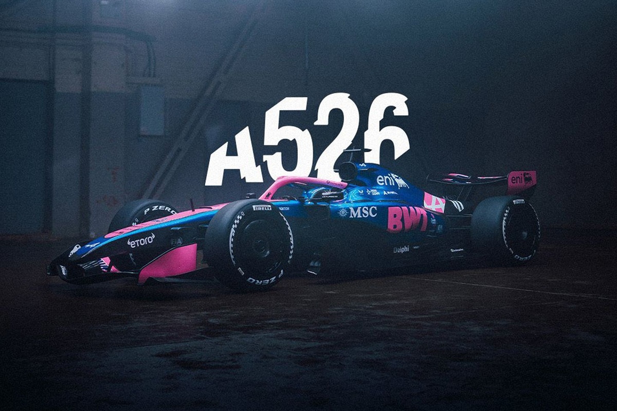 Alpine launches livery for 2026 F1 season on a cruise ship