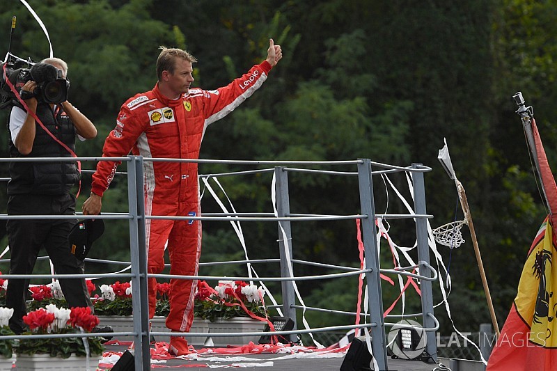 Raikkonen, con un segundo puesto en el podio 100 de su carrera en F1
