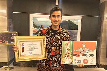 Galang Hendra diganjar penghargaan Pelaku Olahraga Berprestasi