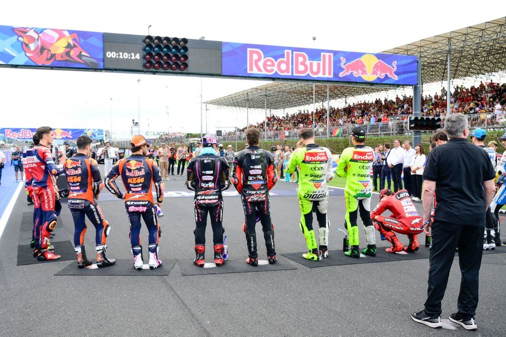 El himno en Misano, MotoGP