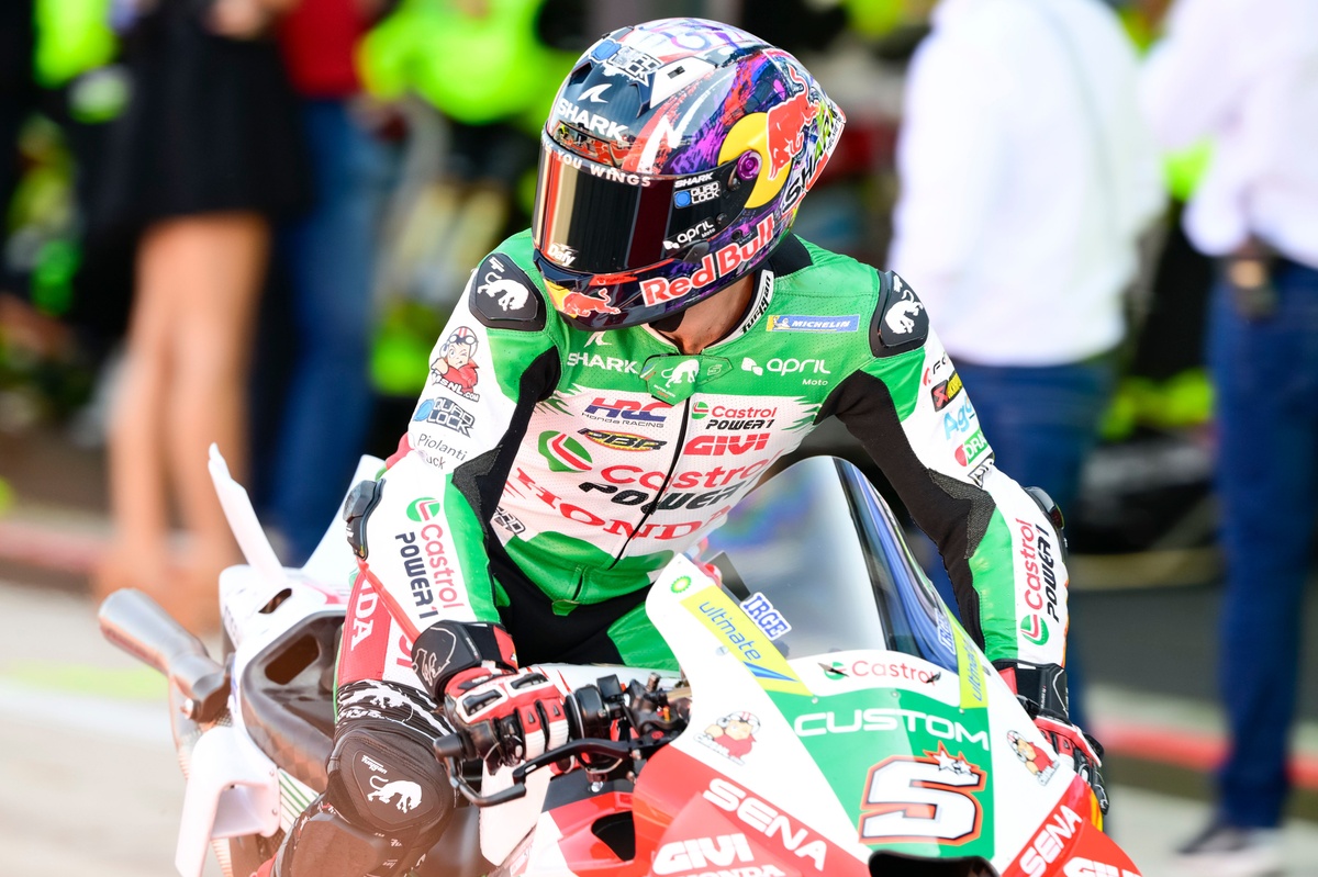 Zarco se canalise sans les nouveautés Honda : 