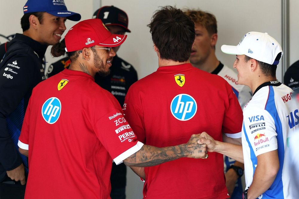 Isack Hadjar, Racing Bulls, Lewis Hamilton, Ferrari