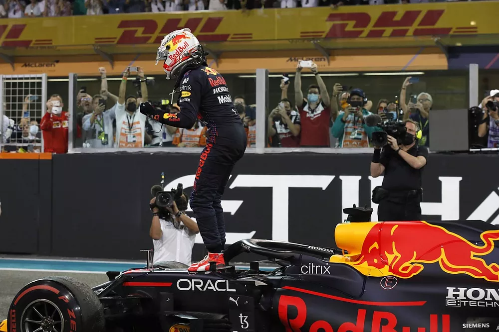 World Champion Max Verstappen, Red Bull Racing 
