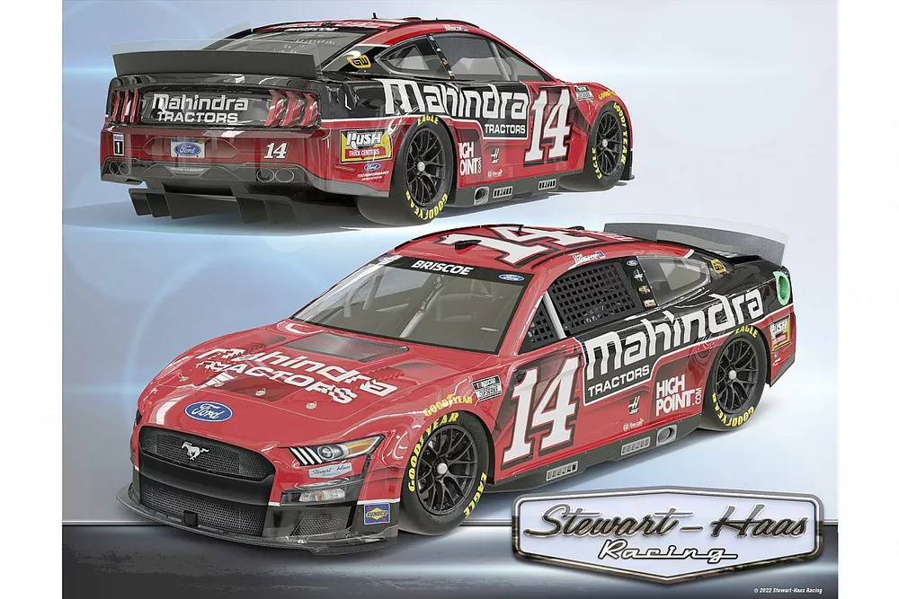 Chase Briscoe, Stewart-Haas Ford Mahindra tractors
