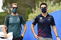 Vettel: Si Pérez está por delante de Max que se quede adelante