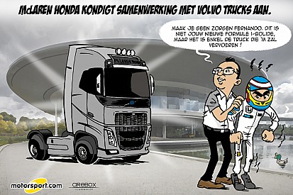 Cartoon van Cirebox: Alonso's nieuwe F1-bolide?
