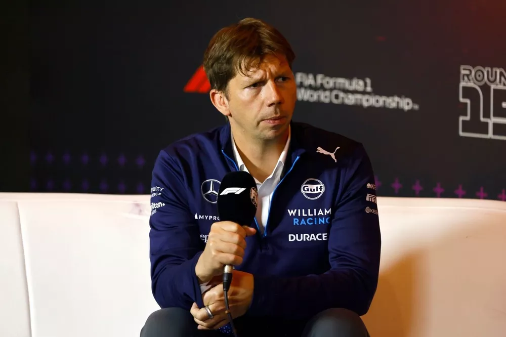 James Vowles, Team Principal de Williams,, en rueda de prensa