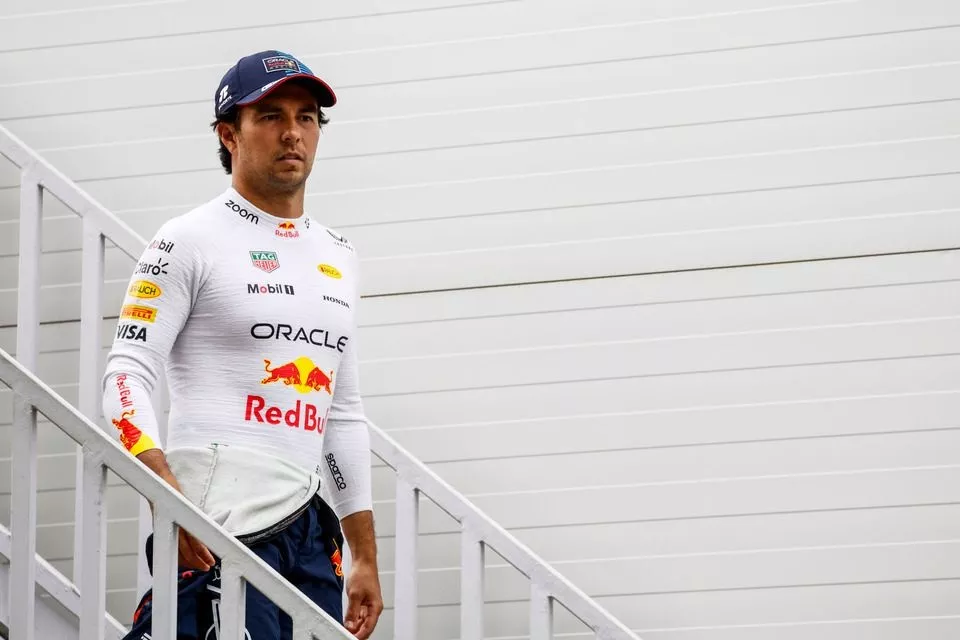 Sergio Perez, Red Bull Racing, in the Paddock