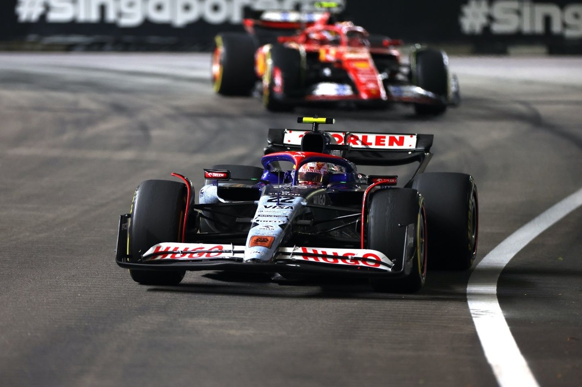 F1分析｜角田裕毅のシンガポールGPはスタート失敗が最大の痛手
