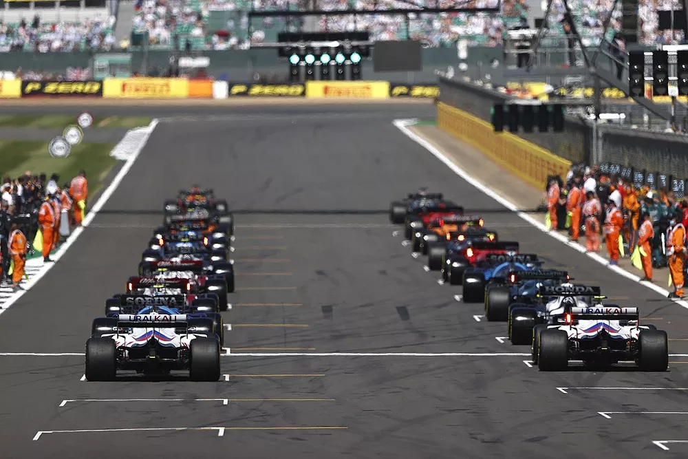 Parrilla de salida del GP de Gran Breta&ntilde;a de F1 2021