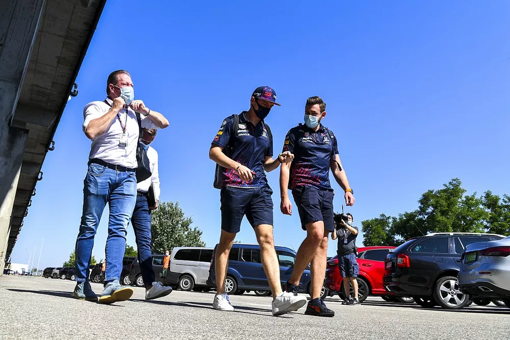 Jos Verstappen y Max Verstappen, Red Bull Racing 